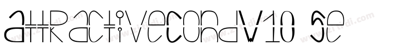AttractiveCondW10 Se字体转换